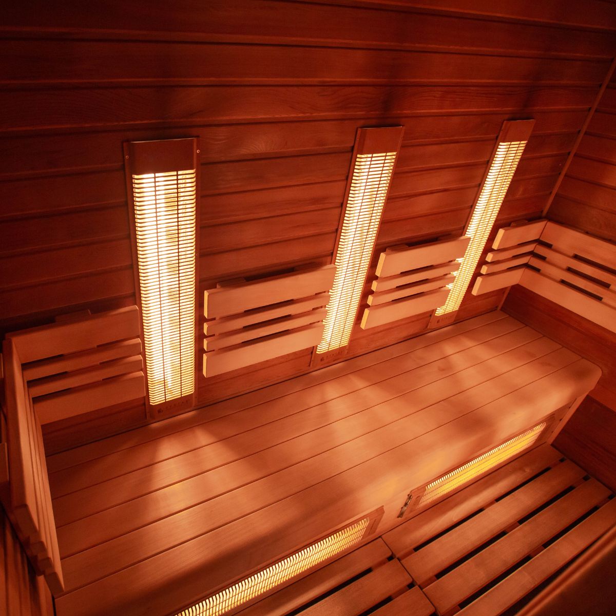 Wooden infrared sauna