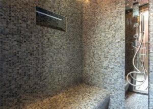 Realizzazione Evo Wellness Interno Bagno Turco con Doccia Combinata Tortona